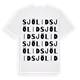 Sjölid ordlek t-shirt