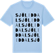Blue Soul t-shirt med Sjöliddal ordlek t-shirt