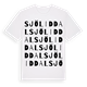 Sjöliddal ordlek t-shirt
