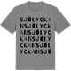 Mid Heather Gray t-shirt med Sjölyckan ordlek t-shirt