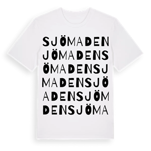 Sjömaden ordlek t-shirt – ekologisk bomull t-shirt från Pinshirt