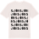 Vintage White t-shirt med Sjön ordlek t-shirt