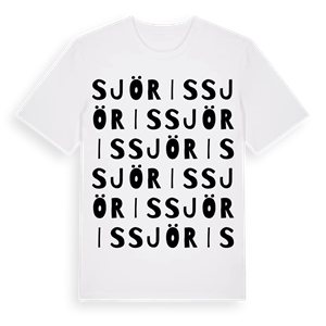 Sjöris ordlek t-shirt – ekologisk bomull t-shirt från Pinshirt