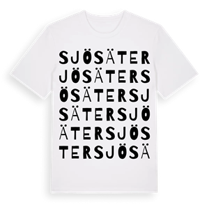 Sjösäter ordlek t-shirt – ekologisk bomull t-shirt från Pinshirt