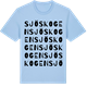 Blue Soul t-shirt med Sjöskogen ordlek t-shirt