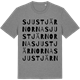 Mid Heather Gray t-shirt med Sjustjärnorna ordlek t-shirt