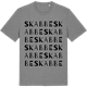 Mid Heather Gray t-shirt med Skabbe ordlek t-shirt