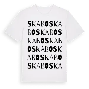 Skabo ordlek t-shirt – ekologisk bomull t-shirt från Pinshirt