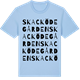 Blue Soul t-shirt med Skacködegården ordlek t-shirt