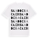 Skaddebacken ordlek t-shirt
