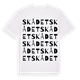 Skådet ordlek t-shirt