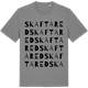 Mid Heather Gray t-shirt med Skaftared ordlek t-shirt