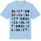 Blue Soul t-shirt med Skäftingsbacka ordlek t-shirt
