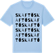 Blue Soul t-shirt med Skaftö ordlek t-shirt