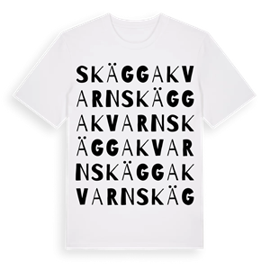 Skägga kvarn ordlek t-shirt – ekologisk bomull t-shirt från Pinshirt