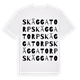 Skäggatorp ordlek t-shirt