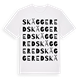 Skäggered ordlek t-shirt