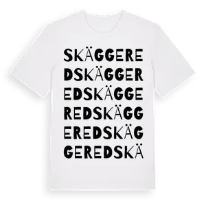 Skäggered ordlek t-shirt – ekologisk bomull t-shirt från Pinshirt