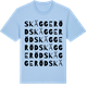 Blue Soul t-shirt med Skäggeröd ordlek t-shirt
