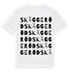 Skäggeröd ordlek t-shirt
