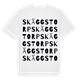 Skäggstorp ordlek t-shirt