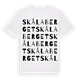 Skålaberget ordlek t-shirt