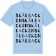 Blue Soul t-shirt med Skälbacken ordlek t-shirt