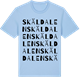 Blue Soul t-shirt med Skäldalen ordlek t-shirt