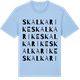 Blue Soul t-shirt med Skalkarike ordlek t-shirt