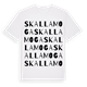 Skallamoga ordlek t-shirt