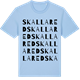 Blue Soul t-shirt med Skallared ordlek t-shirt