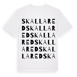 Skallared ordlek t-shirt – ekologisk bomull t-shirt från Pinshirt