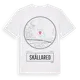 White t-shirt med Skällared t-shirt