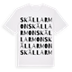 Skällarmon ordlek t-shirt