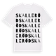Skalleröd ordlek t-shirt