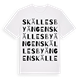 Skällesbyängen ordlek t-shirt