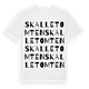 Skalletomten ordlek t-shirt