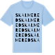 Blue Soul t-shirt med Skalmered ordlek t-shirt
