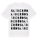 Skåneröd ordlek t-shirt
