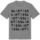 Mid Heather Gray t-shirt med Skantås ordlek t-shirt
