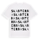 Skanterna ordlek t-shirt