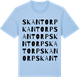 Blue Soul t-shirt med Skantorp ordlek t-shirt