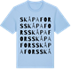 Blue Soul t-shirt med Skåpafors ordlek t-shirt