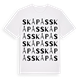 Skåpås ordlek t-shirt