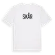 White t-shirt med Skår i Sverige t-shirt