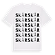 Skår ordlek t-shirt