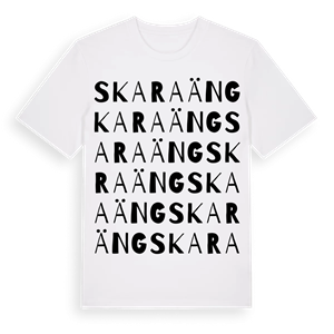 Skaraäng ordlek t-shirt – ekologisk bomull t-shirt från Pinshirt