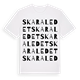 Skaraledet ordlek t-shirt