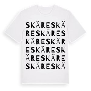 Skäre ordlek t-shirt – ekologisk bomull t-shirt från Pinshirt