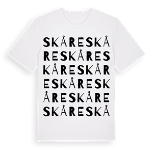 Skåre ordlek t-shirt – ekologisk bomull t-shirt från Pinshirt